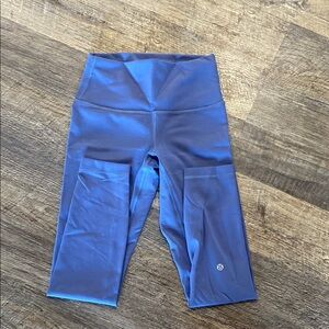 Women’s Blue Lululemon Wonder Under Leggings 25’